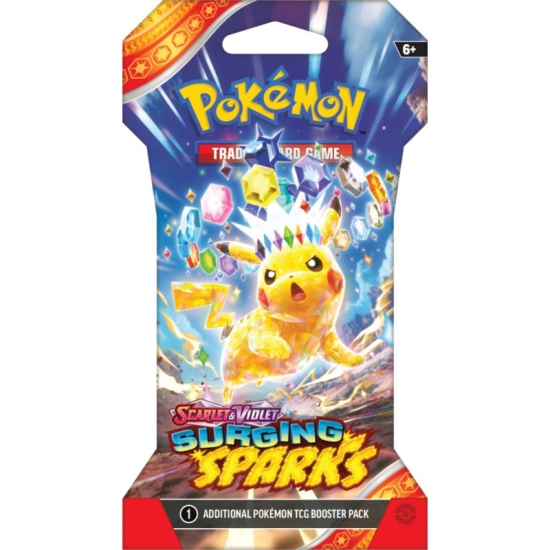 Sleeved booster Surging Sparks